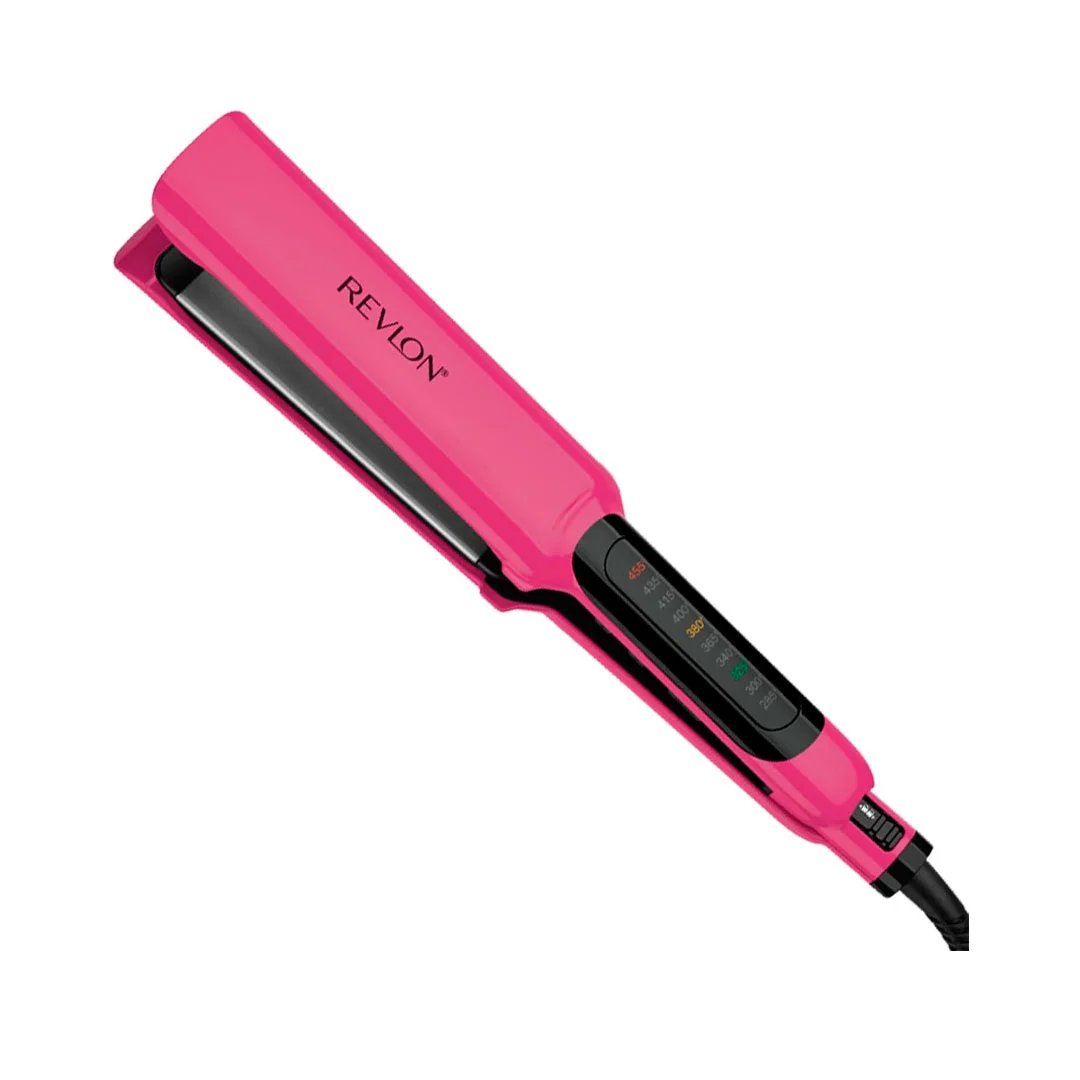 PLANCHA DE CABELLO REVLON RVST2174 CERAMIC FLAT IRON 1" XL PLATES