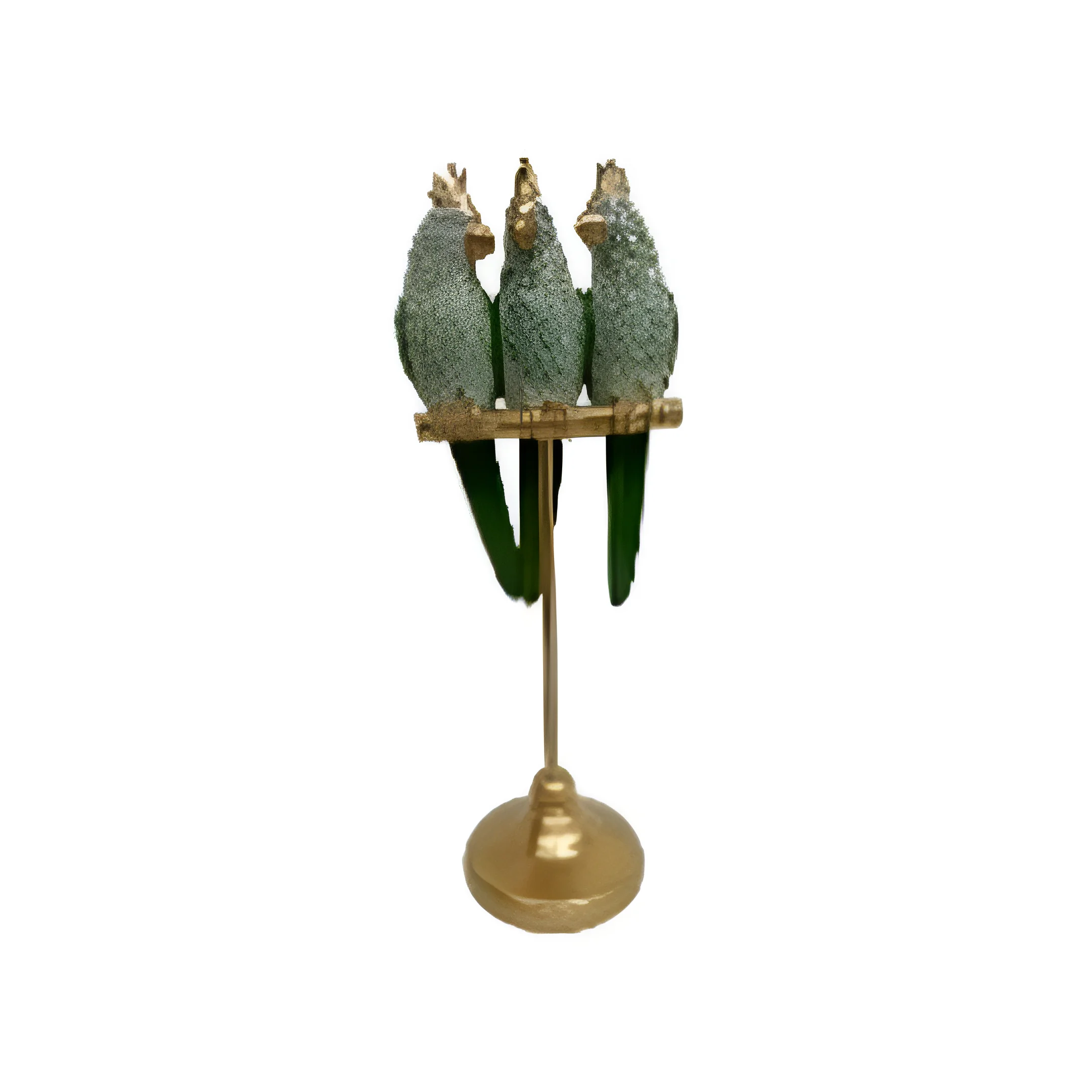 FIGURA DECO 11.8X42.3X16.4CM 796-BC179-218 VERDE-DORADO