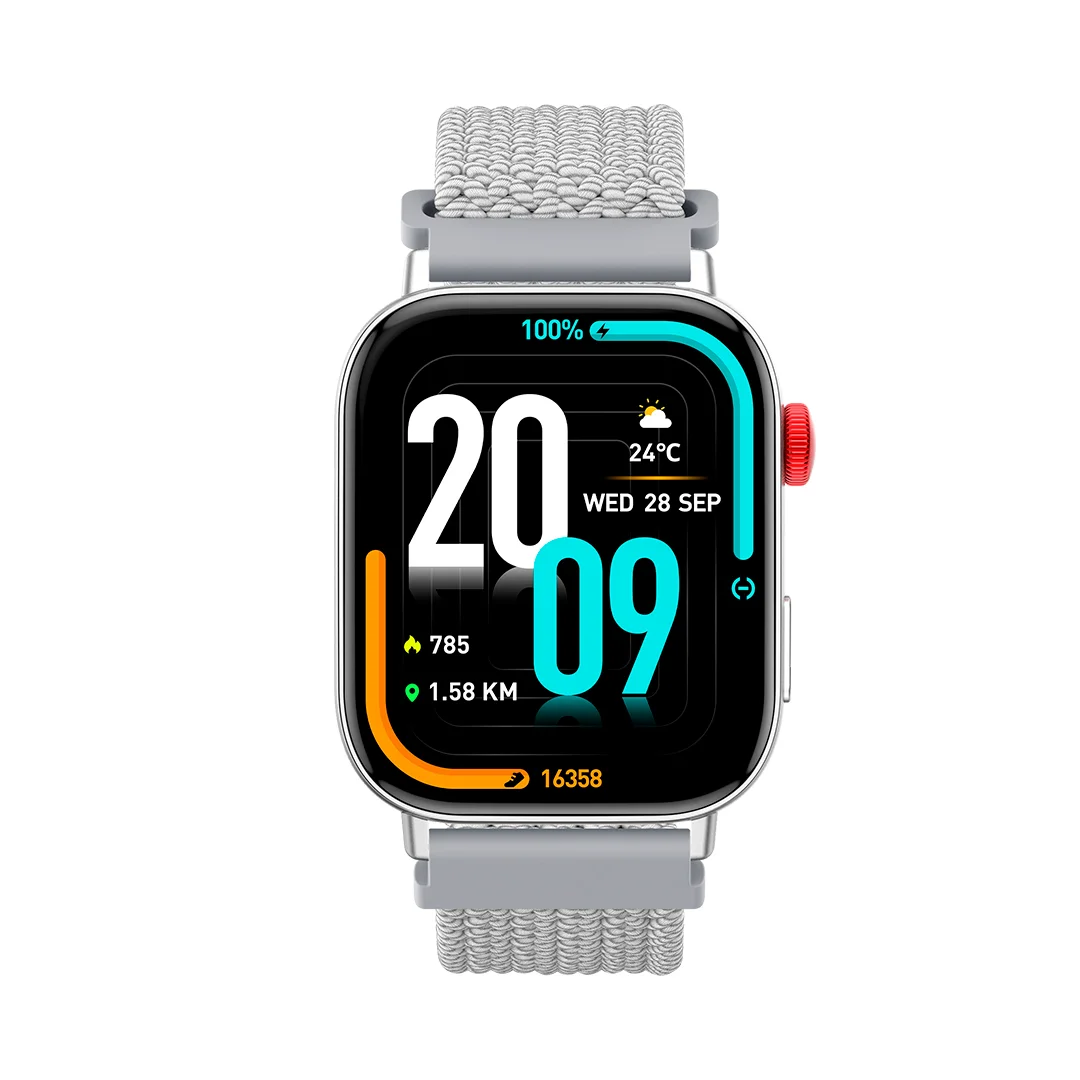 RELOJ COLMI SMART WATCH C8 MAX C SERIES NYLON MESH STRAP 280mAh SILVER