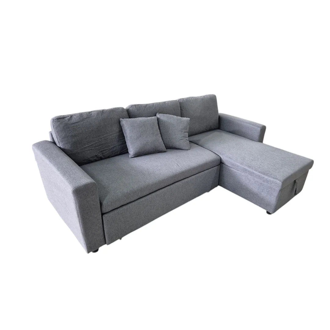 SOFA SECCIONAL P2144-0001-1 P2144-0001-2 GRIS 2 CAJAS