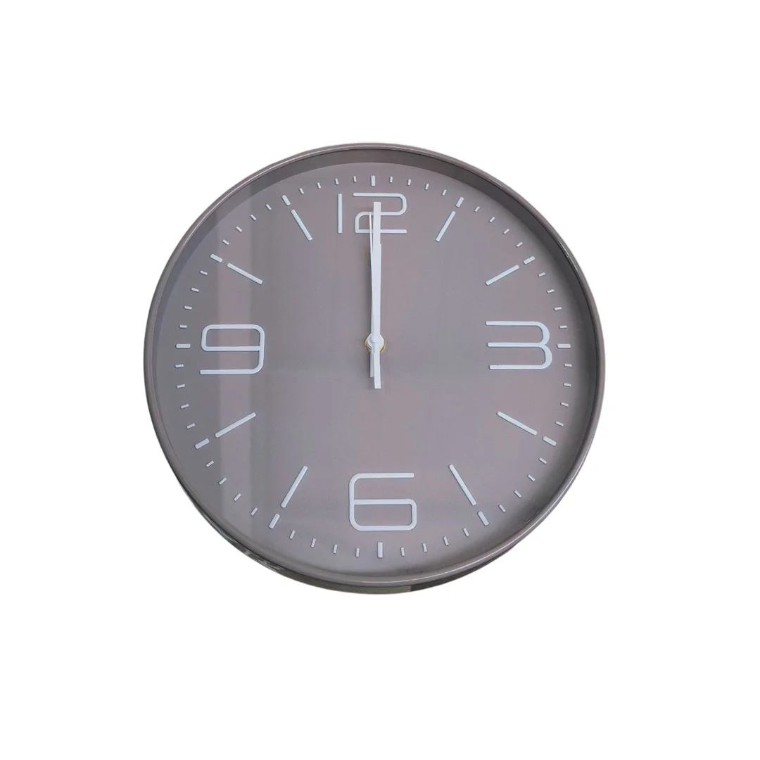 RELOJ D/PARED 30X4CM 602-40122 AZUL,VERDE,GRIS