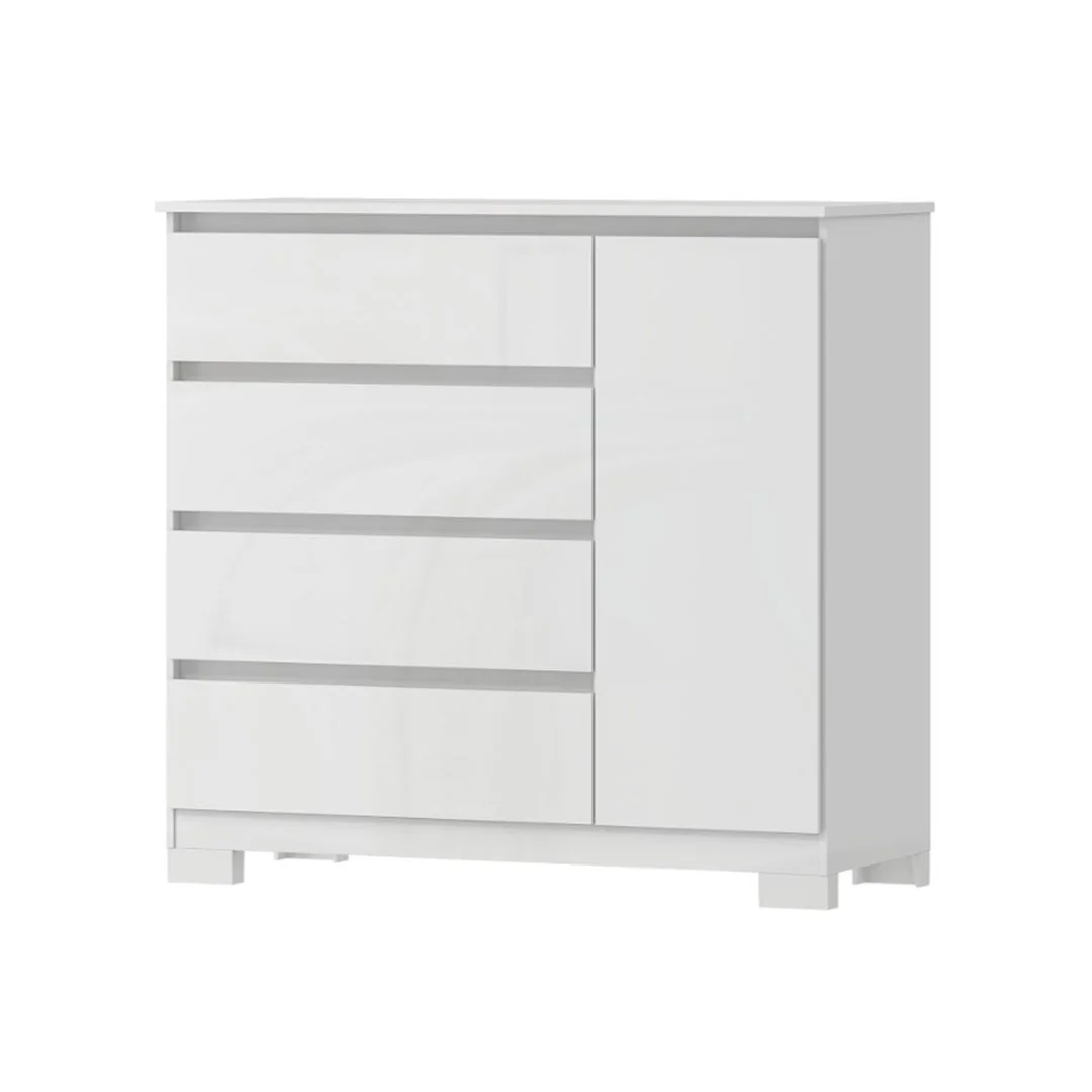 COMODA VEGA CO028 4 CAJONES CO028(278071) BLANCO / BLANCO