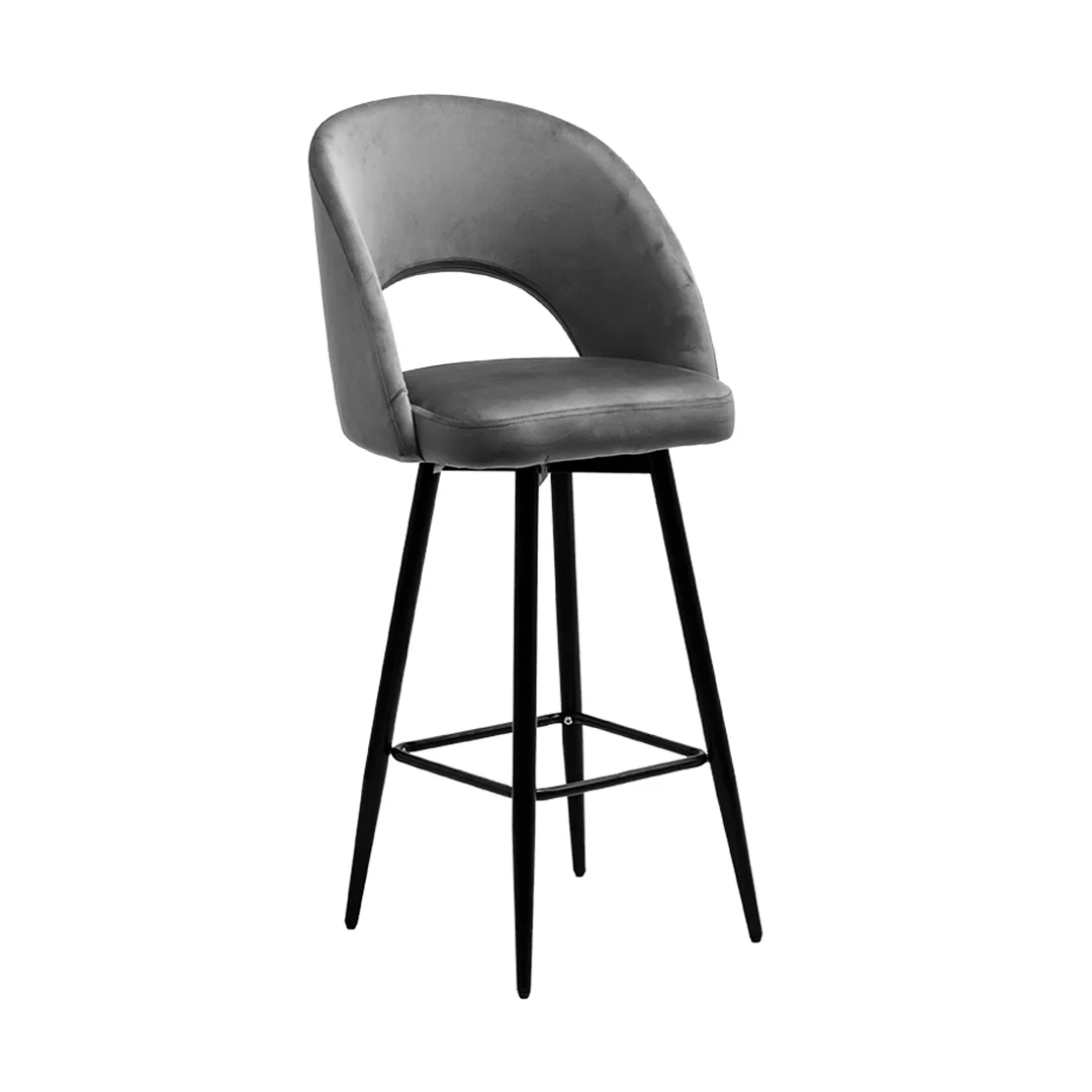 SILLA MULTIFUNCIONAL TABURETE BAR ARIANA KI-C206-3 BILOFFICE GRIS