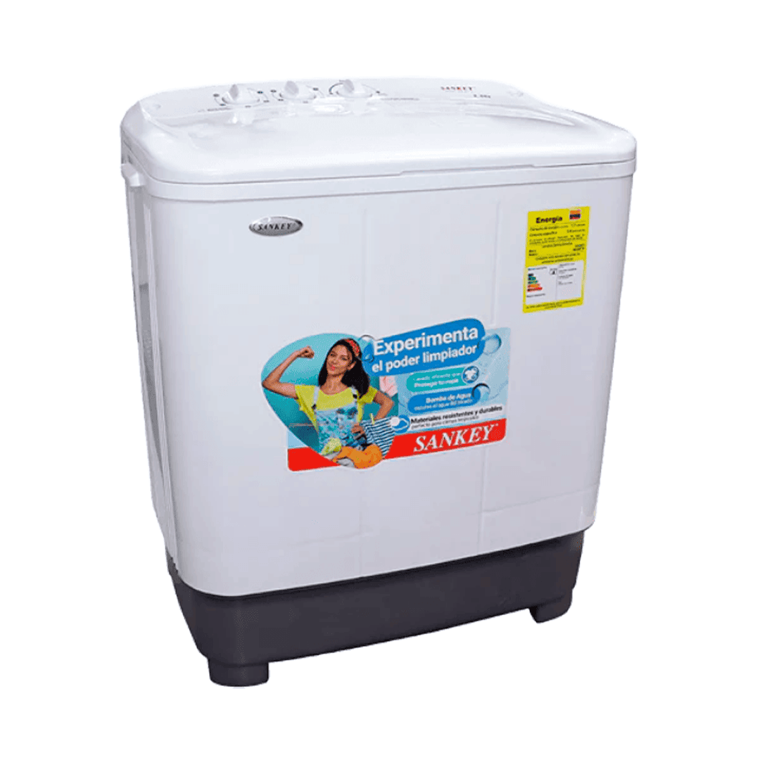 LAVADORA DOBLE TINA SANKEY WM-8077P 8KG  S/A C/BOMBA