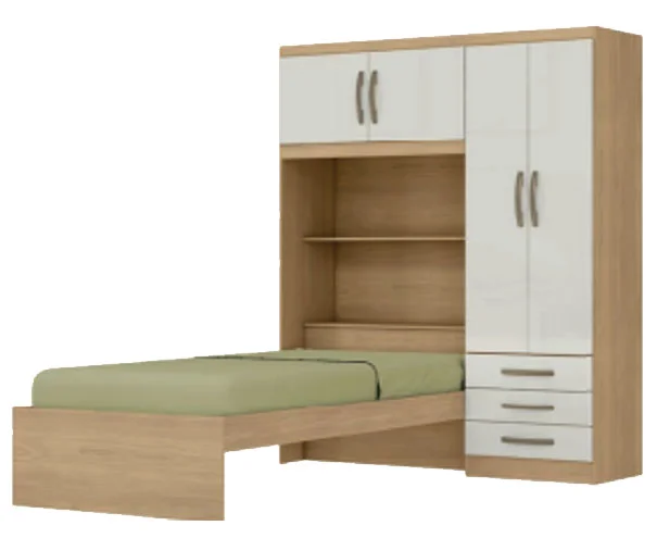 LISBOA 4 PTAS C/CAMA RG023(265751) CSTÑ/OFF WHITE + COLCHON