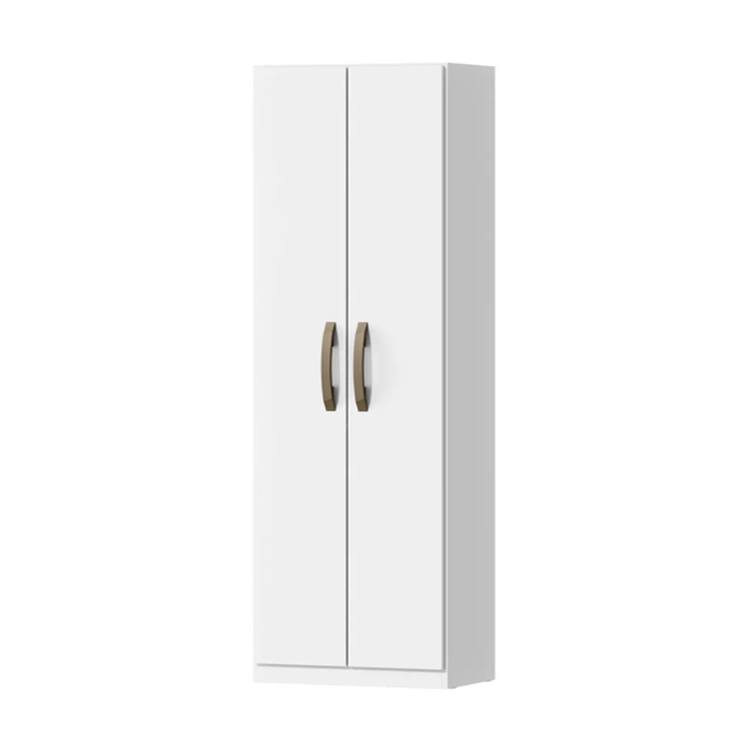 ROPERO MULTIUSO ELARA 2 PTAS MU019(306349) BLANCO/ BLANCO (1 CAJA)