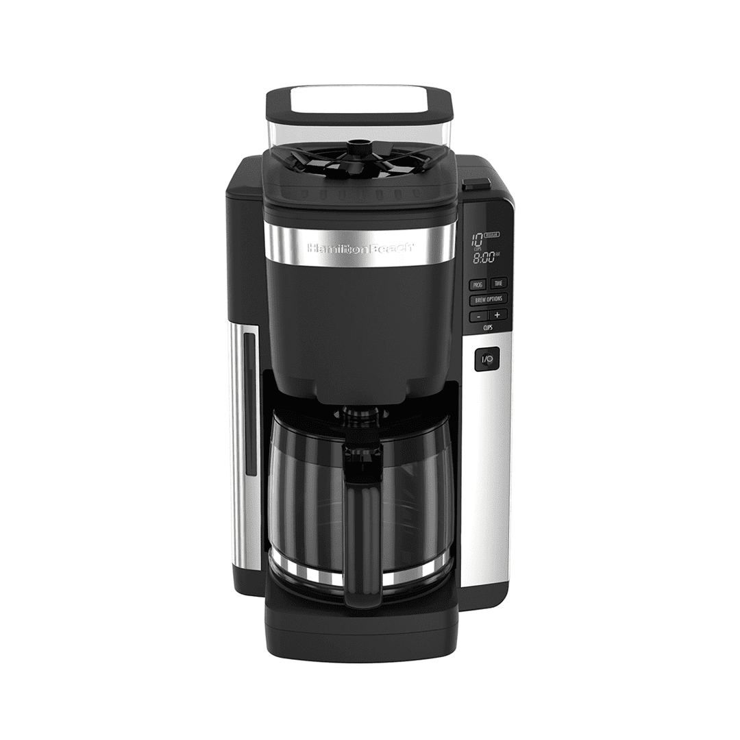 CAFETERA HAMITTON BEACH 45400 AUTOMATICA 12 TAZAS NEGRA