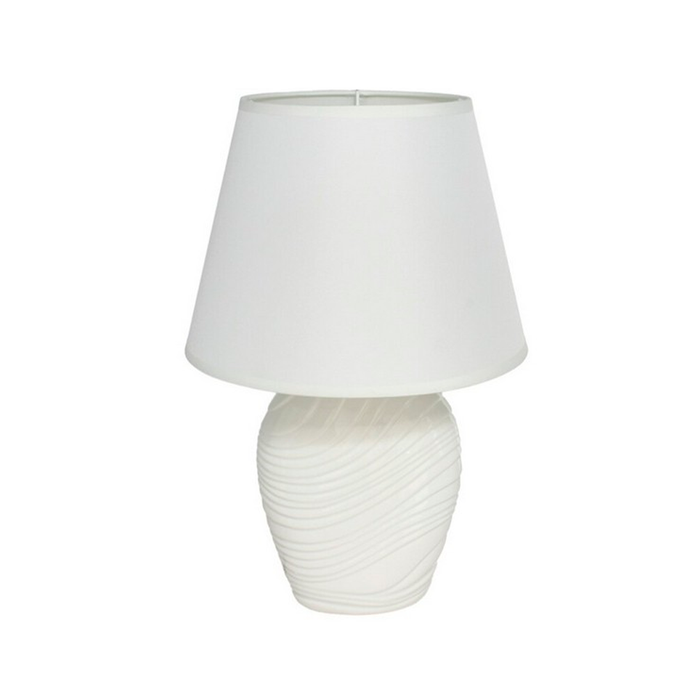 LAMPARA DE MESA 32CM (N22-00845) BLANCO 2 CAJAS