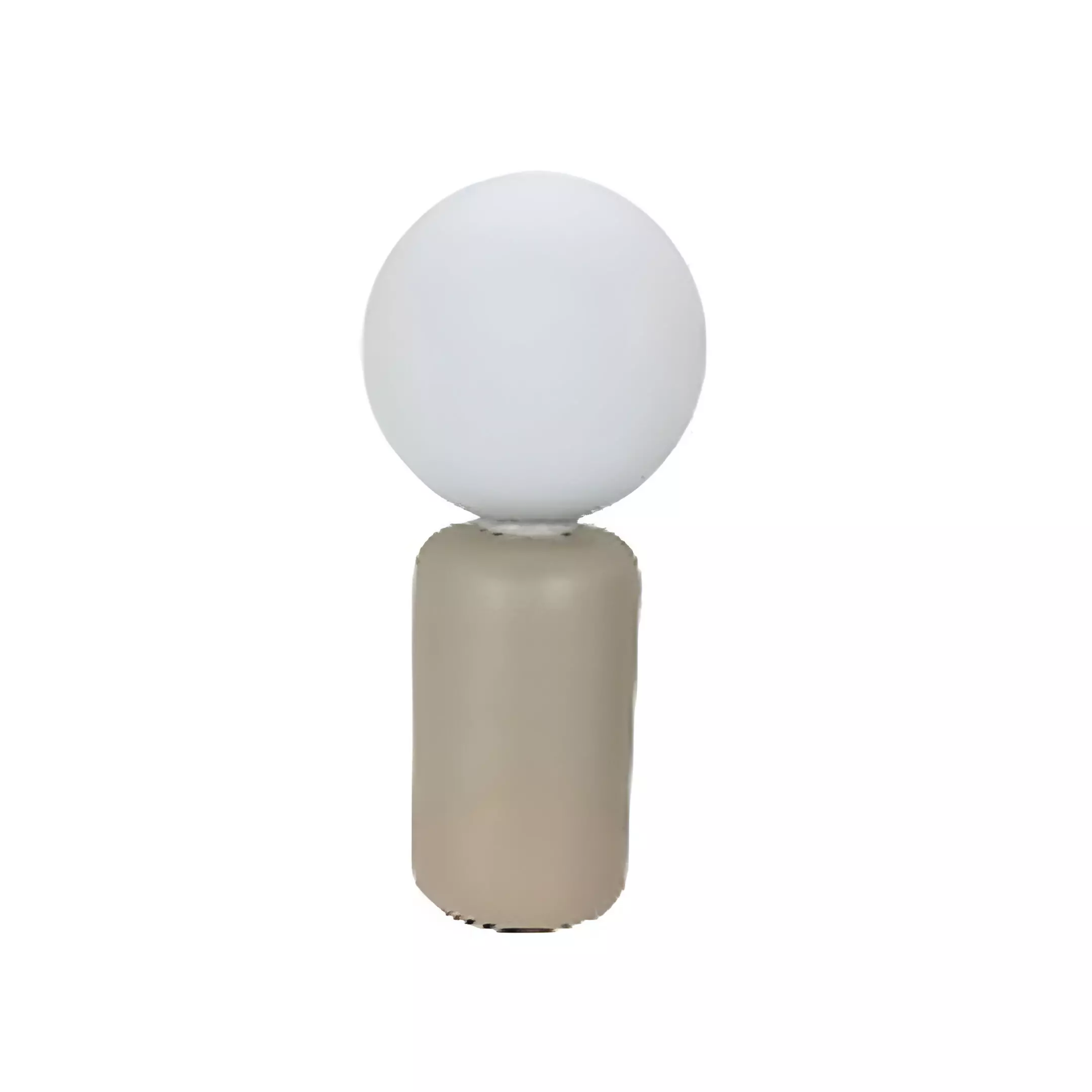 LAMPARA DE MESA 25.5CM N24-04041 604-2404041 CREMA/BLANCO