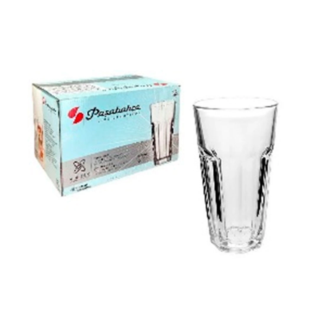 VASO (CASA BLANCA) 6PZAS 365CC 748-52706C 52706 TRANSPARENTE