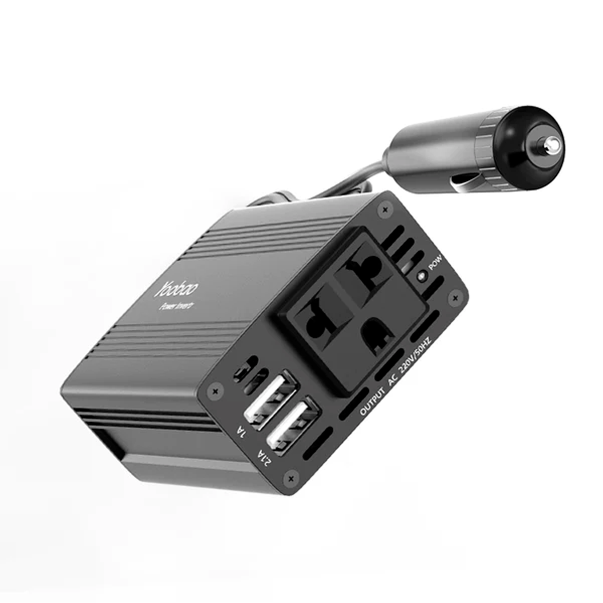 INVERSOR YOOBAO 150W SMART POWER INVERTER 3.1A DC 12V IN 220V-5V