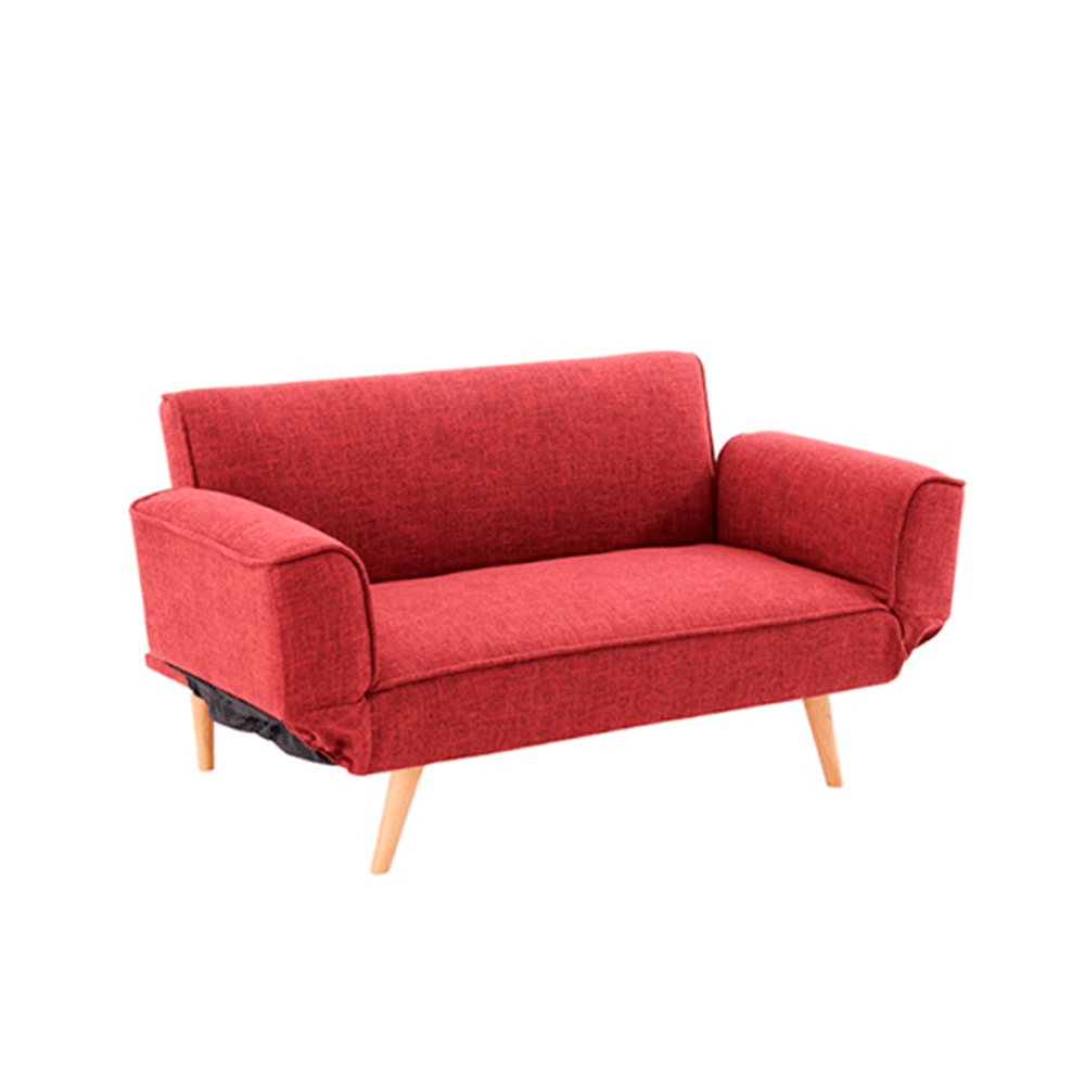 SOFA CAMA 177X84X75CM (857-MLM502120R) ROJO