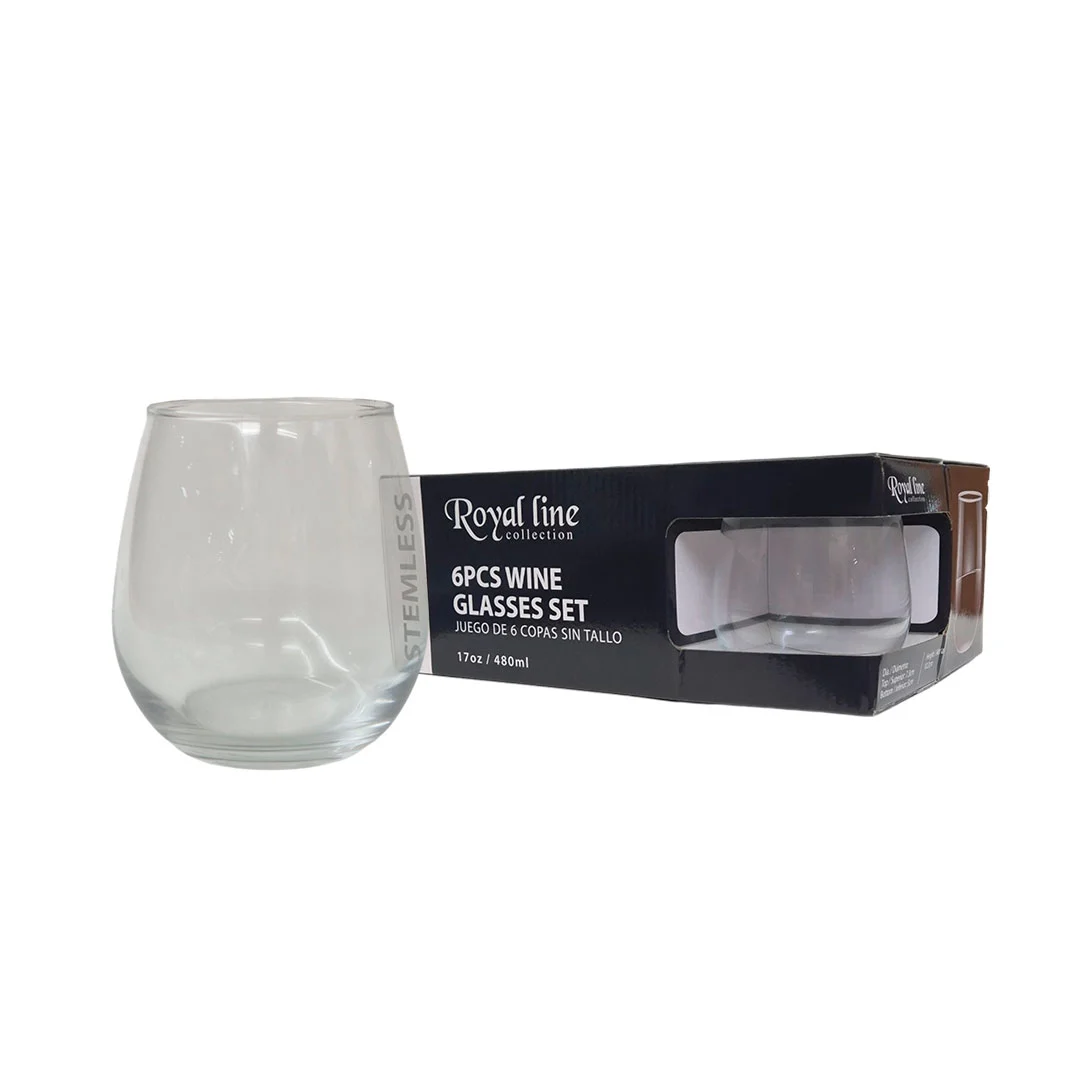 COPA S/TALLO 6 PZAS 480ML 751-NM10396 TRANSPARENTE