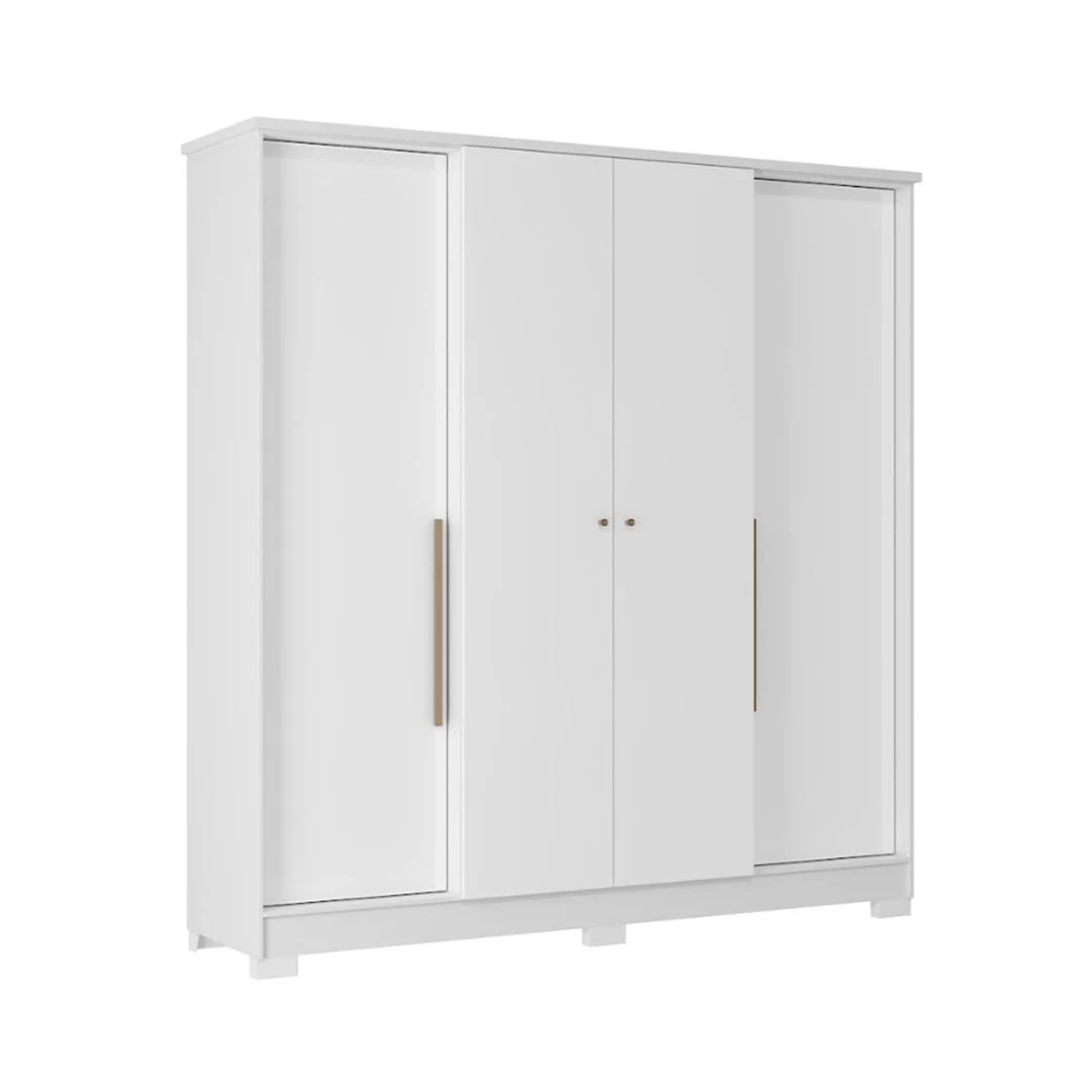 ROPERO MONACO 4 PTAS RG108(212946) BLANCO/BLANCO (3 CAJAS)