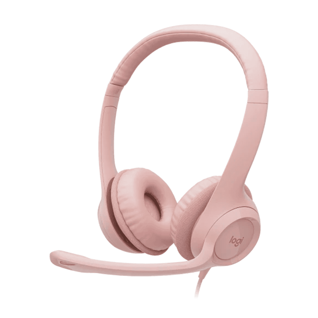 AURICULAR ALAMBRICO 981-001280 USB LOGITECH H390 87065 ROSA