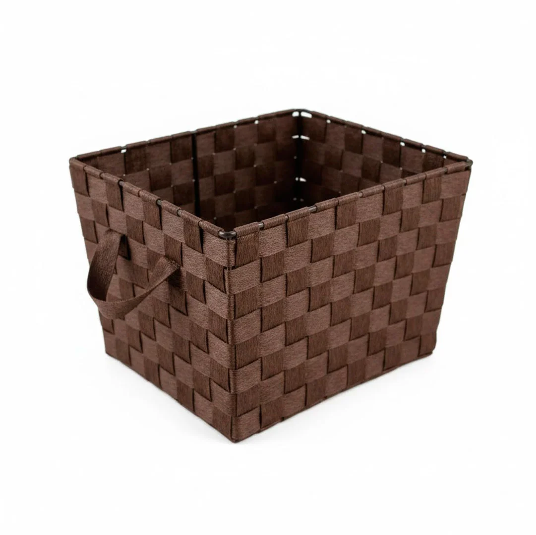 CANASTA TEJIDA (CHICA)-25092-CHOCO