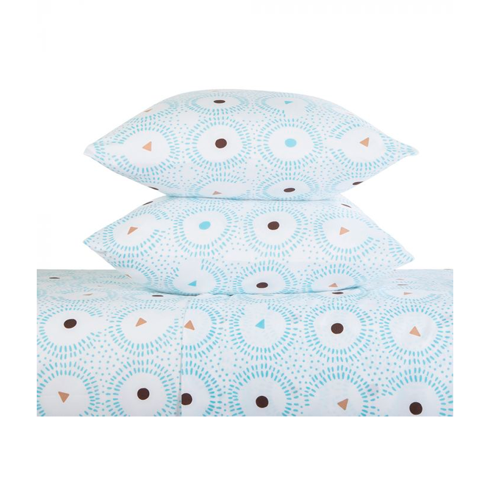 JUEGO D/SABANA MF QUEEN STD 1SM1QS549 AMA DE CASA SEREP FORTUNA CIELO